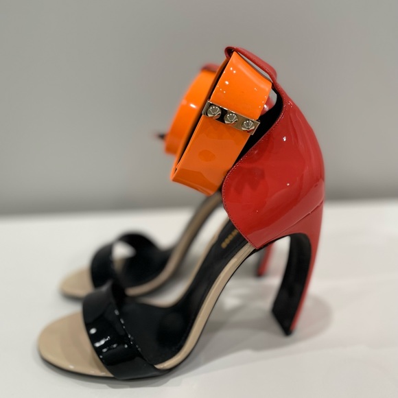 Nicholas Kirkwood Maeva Color Block Sandal Heels - Picture 5 of 5